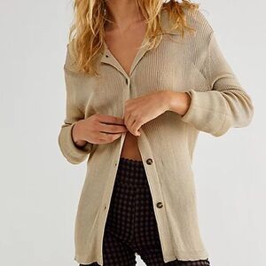 Free people H20 Polo Cardi